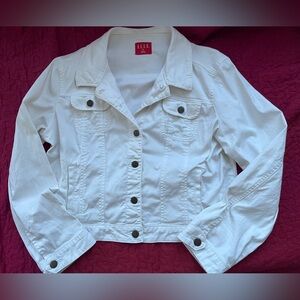 Elle White Jean Jacket